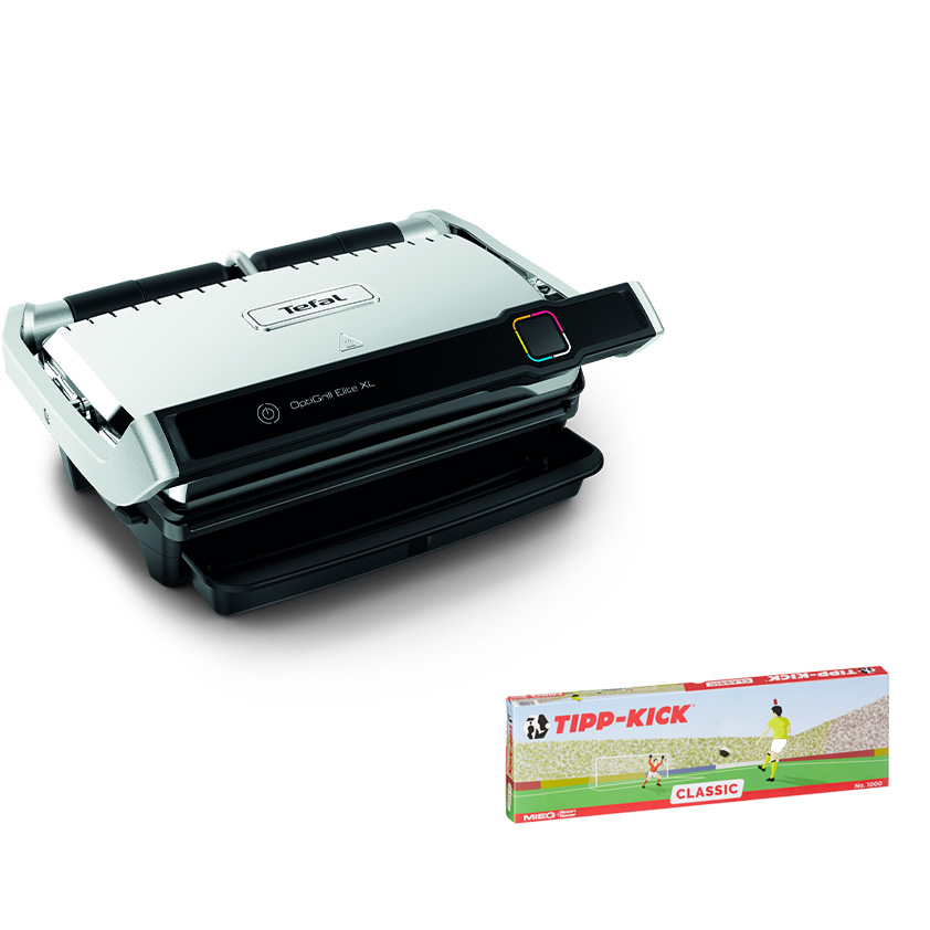 Tefal Deal: OptiGrill Elite XL - Mit GRATIS Tipp-Kick-Spiel im Wert von 44 90 €